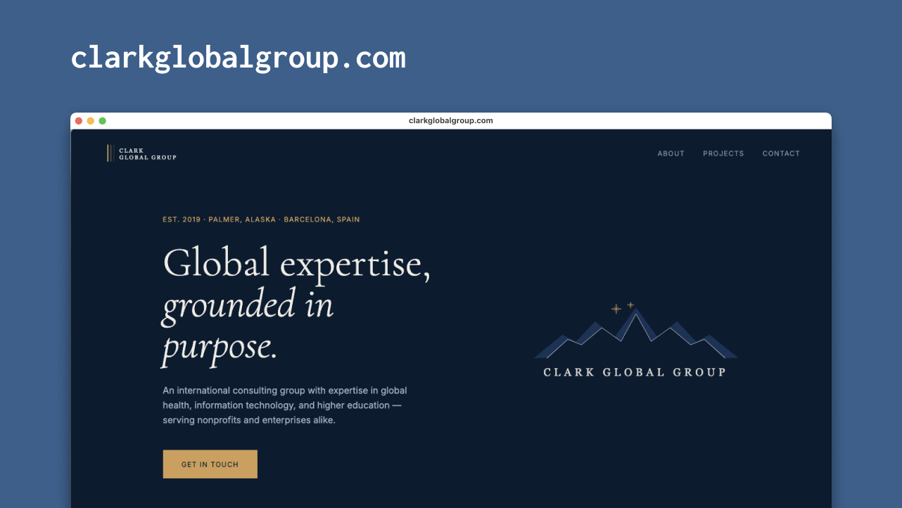 Clark Global Group — Website