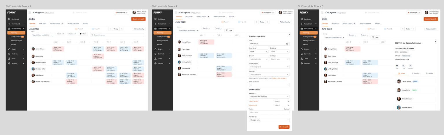 Shift module high fidelity