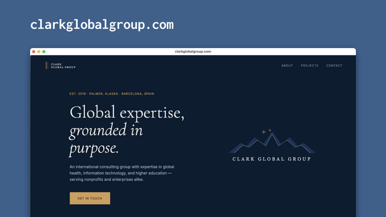 Clark Global Group — Website